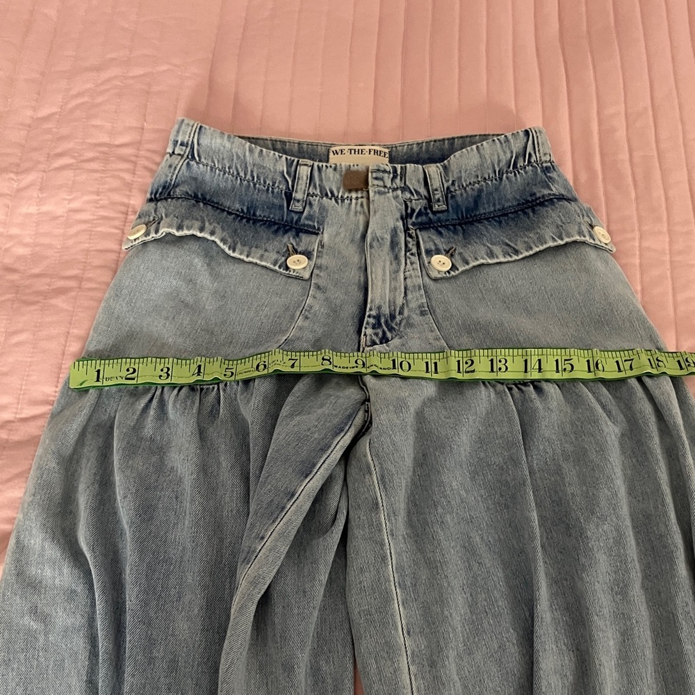 We the Free lotus balloon jeans 24 EUC - Picture 13 of 14